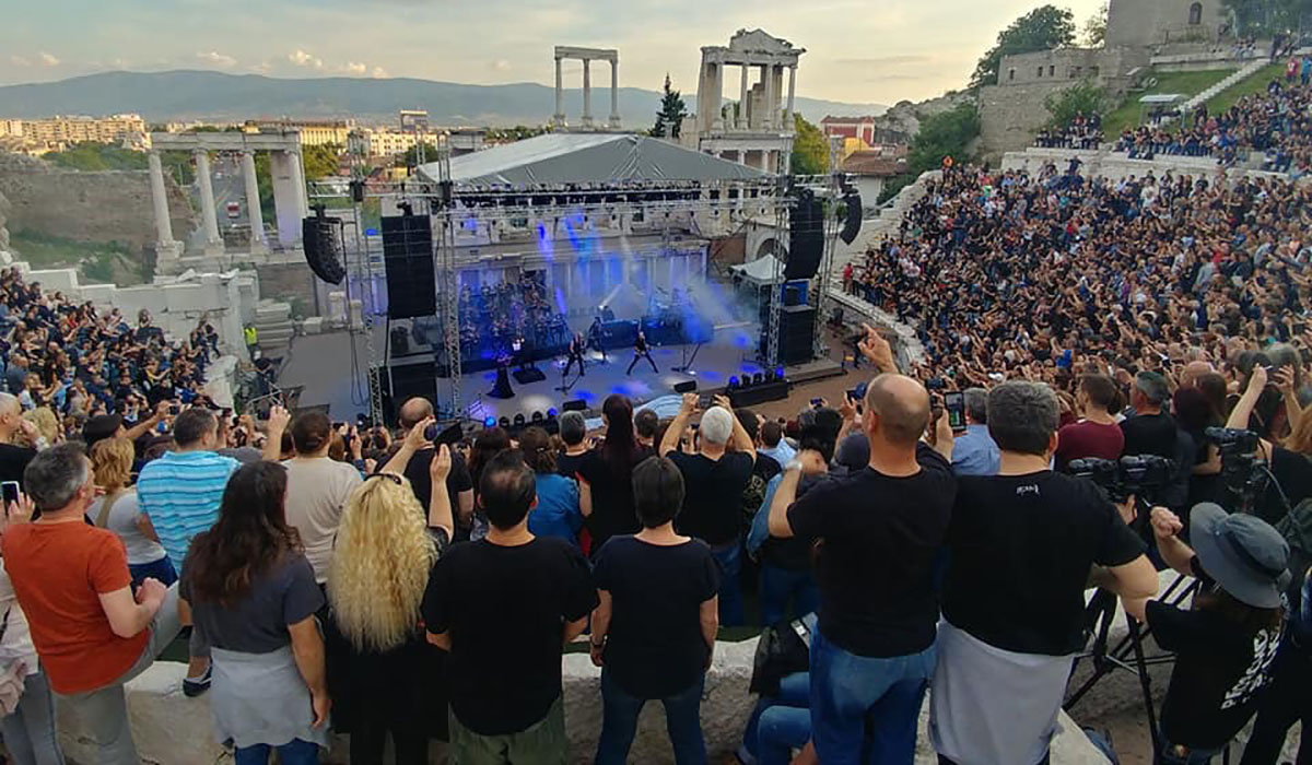 Open Air concert in Plovdiv, Bulgaria